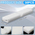 30 Pcs Aquarium Foam Filter Pads - 30ppi Replacement White Filter Pads for Fluval Fx4, Fx5, Fx6