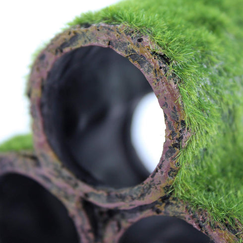 PENN-PLAX Deco-Replicas Hide-Away Pipes Aquarium Decoration – Realistic Appearance for Freshwater & Saltwater Fish Tanks