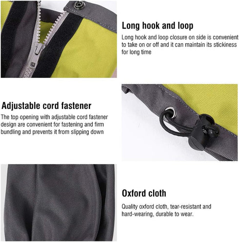 Hiking Waterproof Gaiters, Outdoor Motainee Shoe Boot Covers for Skiing, Climbing