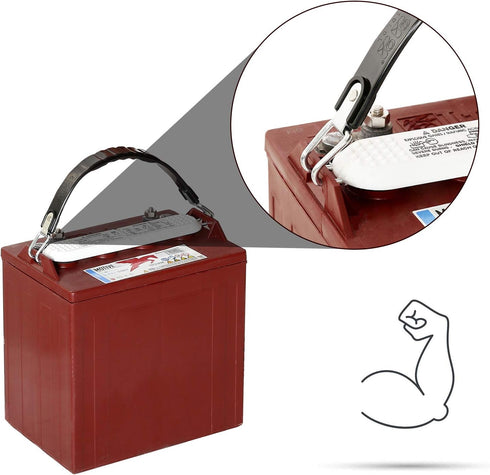 10L0L 2Pcs Golf Cart Battery Lifting Strap Universal Deep Cell Battery Carrier Strap Fit for Club Car, EZGO