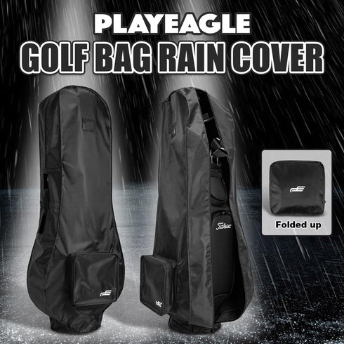 Golf Club Bag Rain Cover - Dustproof Waterproof Foldable Golf Club Dirt Cover Bag