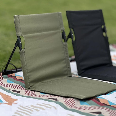 Folding Beach Chair Camping Chair Outdoor Lightweight Beach Floor Chair Foldable Camping Chair with Storage Bag