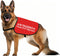 JXGZSO Nervous Do Not Approach Dog Jacket Vest, Nervous Rescue Space Dog Vest with Warning Slogan (Training approach M)