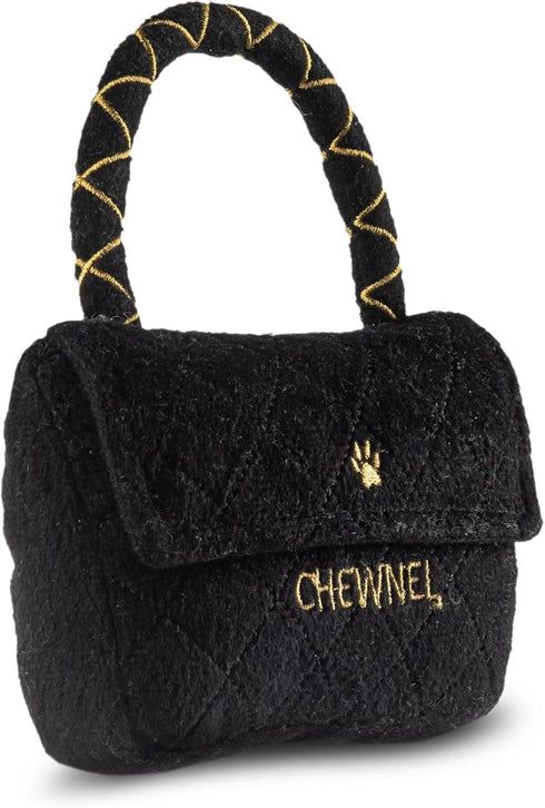 Dog Diggin Designs Runway Pup Collection - Unique Squeaky Parody Plush Dog Toys, Haute Couture Purses