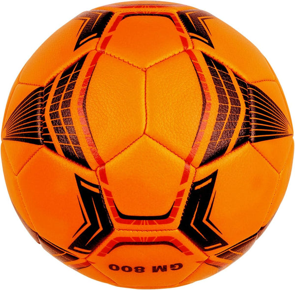 Linkidea Training Futsal Ball Size 4, Low Bounce Indoor Soccer Ball in Orange