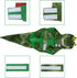 Dog Crocodile Costume for Pet Halloween Christmas Cosplay, Hoodie Sweater Clothes for Small Medium Large