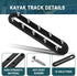 Ahuliao (9 10 4 Kayak Track Mount, Kayak Rail Track, Kayak Low Profile Gear Track Accessories for Fishing Rod Holder