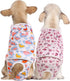2 Pcs Dog Diaper Suspenders Female, Washable Dog Panties for Dogs in Heat with Cute Leopard Print, Escape Proof Dog