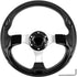 Golf Cart Steering Wheel, Universal Skid Steering Wheel for Club Car EZGO RXV, TXT, Yamaha, Precedent