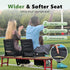 Dicprms Stadium Seats for Bleachers with Back Support,Bleacher Chairs with Back and Cushion,Portable Stadium