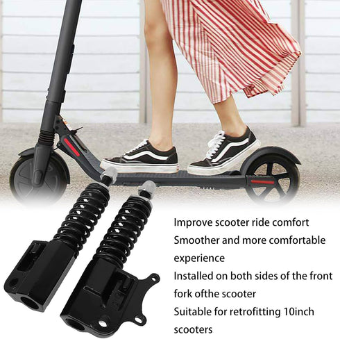 Yolispa Electric Scooter Front Shock Absorber Set - Suspension Shock Spring Absorber for 10in Scooter Accessories