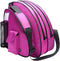 TOPOWN Ice Skate Bag, Roller Skates Bag for Men and Women, Premium Black Ice Skate Bag, Rose Red