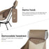 MellowCamp Oversized High Back Camping Chair with Pillow - Ultimate Comfort for Outdoor Adventures
