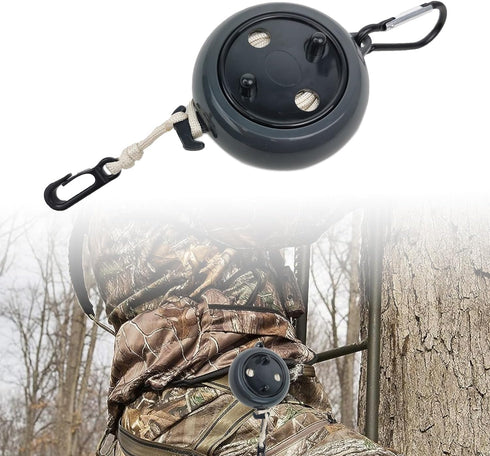 Retractable Bow Hoist Tree Stand - Bow Hunting Accessories and Deer Hunting Equipment, 33ft Heavy Duty Rope