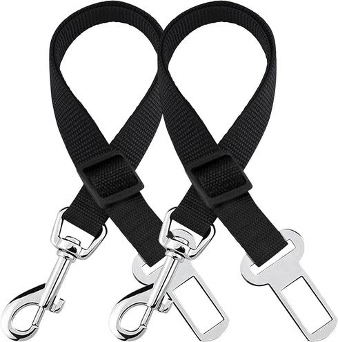 SunGrow Dog Seat Belt for Car - Adjustable Nylon Pet Seatbelt, Supports All Cars, for Dogs, Cats & Ferrets