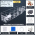 Premium Multi-Layer Aquarium Filter for 20-30 Gallon Fish Tanks, Low-Noise Operation, Oxygenating Water Wheel
