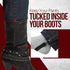 Hold’Em 1” Boot Straps Leg Pant Stirrup Elastic with Extra Heavy Clips, USA Made