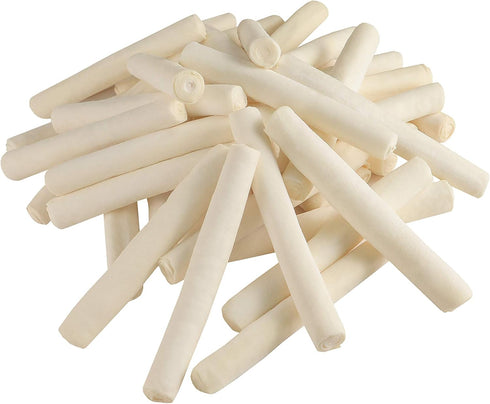 Premium Extra Thick Retriever Rolls 7-8 Inches (20 Pack) - 100% Natural, Single Sheet Rawhide Chews