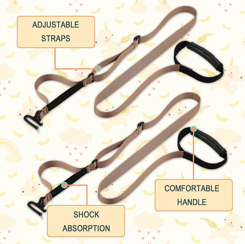 QOGIR Ski Harness for Kids, Teach Speed Control with Mini Backpack & Adjustable Seat Harness