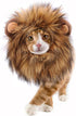 Onmygogo Lion Mane Wig for Cats, Funny Pet Cat Costumes for Halloween Christmas, Furry Pet Clothing Accessories, Size