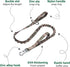 EXCELLENT ELITE SPANKER Bungee Dog Leash, Tactical Nylon Adjustable No Pull Leads Rope with 2 Control Handles