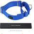 Martingale Dog Collar, Adjustable Nylon Training Collar for Small Medium Large Dogs (Royal Blue, M)