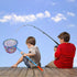 Kids Fishing Net - Telescoping Bait, Minnow, and Butterfly Net, 11.4" Depth, Handle Extends to 30"