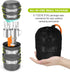 Odoland 16pcs Camping Cookware Mess Kit, Lightweight Pot Pan Mini Stove with 2 Cups, Fork Spoon for Outdoor Camping