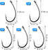 50/150pcs AGOOL Fly Tying Hooks, Carp Fishing Hooks High Carbon Steel Barbed Dry Wet Nymph Shrimp&Pupa, Streamer