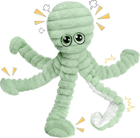 Prime Pets Dog Toys for Large Dogs, 27 Extra Large Plush Octopus