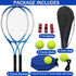 Magicorange Tennis Rackets Set for Adults, 2 Players Recreational with 4 Tennis Balls, 3 Overgrips, 1 Bag