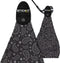 STICKIT Magnetic Golf Towel, Black Paisley Microfiber with Deep Waffle Pockets, Strong Magnet