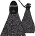 STICKIT Magnetic Golf Towel, Black Paisley Microfiber with Deep Waffle Pockets, Strong Magnet