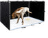 Dmnnlp Dog Pee Pad Holder with High Walls - 35"x29"x17.3" No-Splash Indoor Potty