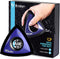 Analan Mini Pet Hair Remover, Triangle Design for Car Interior, Auto Detailing, Multi-Color (Sapphire Blue)