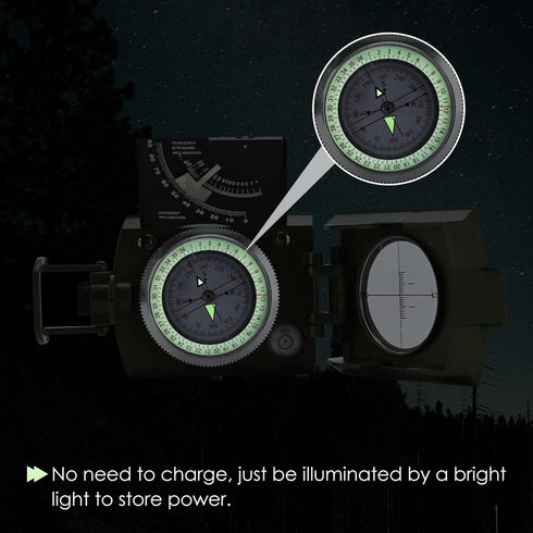 High Precision Waterproof Outdoor Sighting Compass for Survival