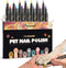Dog Nail Polish Pen, 14 Colors Pet Nail Polish Set for DIY Beautiful Dog Nails, Quick Dry & Easy to Use Creative