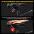 Tellegante 22 5 IP65 Smart Bike Tail Light, Brake Sensing, Auto On/Off, Super Bright LEDs Rear Bike Light, Lighting