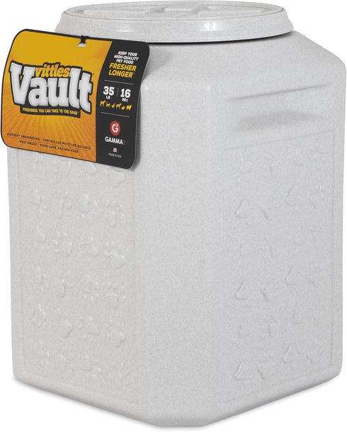 Gamma2 Vittles Vault Dog Food Storage Container, Up To 35 Pounds Dry Pet Food Storage, Made in USA
