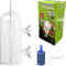 Aquarium Air Bubbler Glass Oxygen Bubbler Cup, High Dissolved Oxygen Device with Water Tube Sucker for Fish Tank