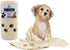 DAN RIVER Large Dog Towels for Drying, 100% Cotton Puppy Bath Towel, Ultra Soft 450 GSM, 20x40 inches, Cannoli Cream