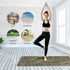 Qilmy Fantasy Mandala Pattern Yoga Mat, Non-Slip Texture Pro Eco-Friendly Exercise & Workout Mat for Yoga