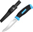 Mossy Oak Fishing Knife & Bait Knife, 4" Fillet Knife with Protective Sheath, Razor Sharp Stainless Steel Blade
