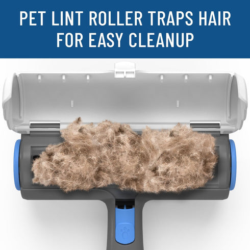 Triton Pet Hair Remover with Fur Trapping Compartment, Easy to Use Tool for Cat & Dog Hair Removal