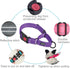 haapaw 2 Packs Martingale Dog Collar with Reflective Quick Release Buckle for Small Medium Large Dogs (Medium, Purple)