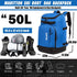 Ski Boot Bag for Travel, Fits Ski Boots, Snowboard Boots, Helmet, Goggles, Gloves, Skis, Snowboard & Accessories