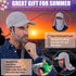 USHAKE Fishing Hat Sun Cap Baseball Cap with Face Neck Cover Flap
