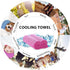 Sukeen Cooling Towel (40"x12"), Microfiber Soft Breathable Chilly Towel for Yoga, Golf, Gym, Camping, Running, Workout