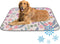 imiBBWQu Cooling Pad Cute Flowers Air-Cushion Fiber Dog Mat Washable Pet Semiconductor Cooling