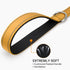Joytale Double-Sided Reflective Dog Leash, 6 FT/5 FT/4 FT, Padded Handle for Small & Medium Dogs, Khaki